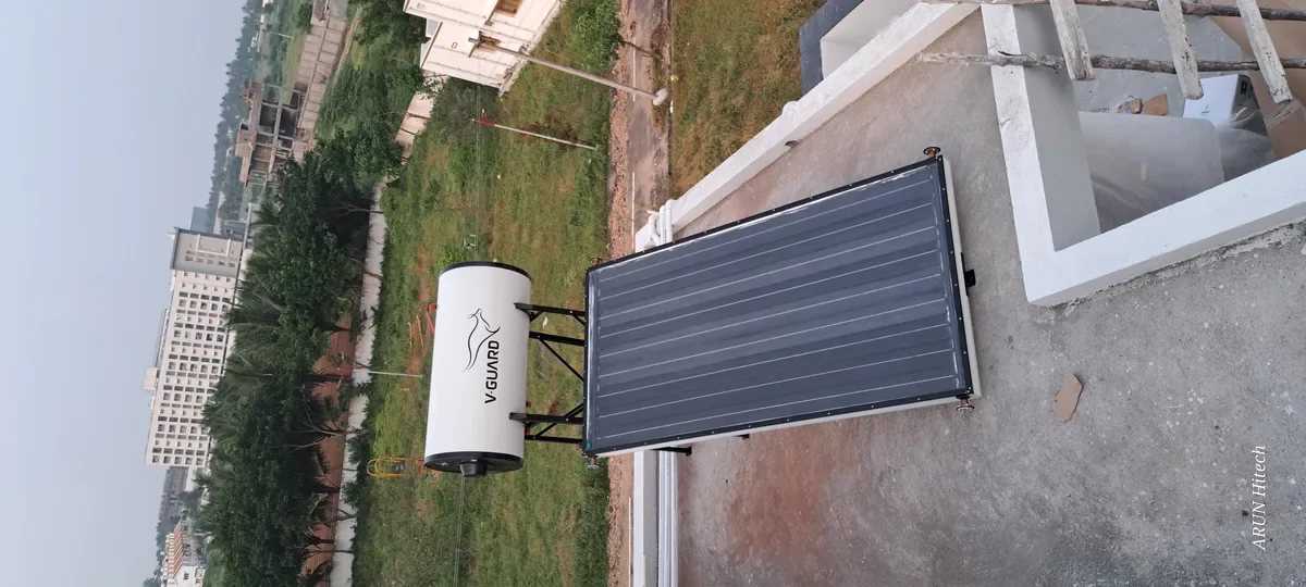 V-Guard 100 LPD FPC solar water heater price Coimbatore 2026 best deal