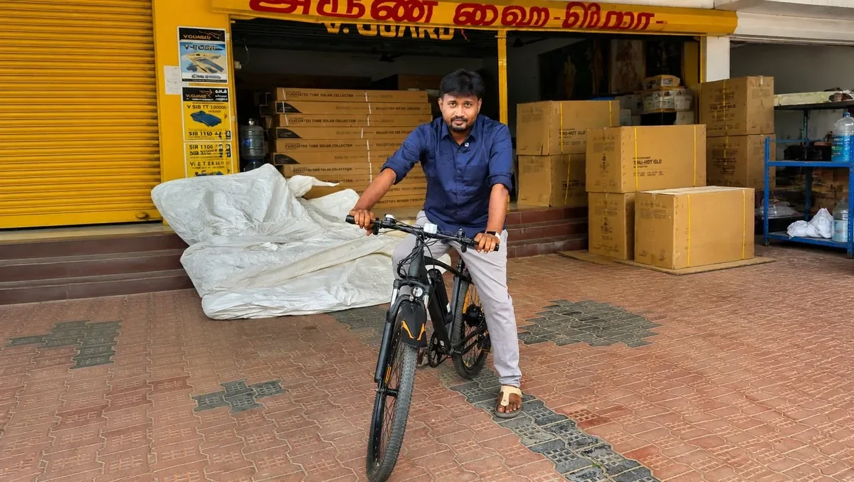 Arun Hitech owner V-Guard authorized solar water heater dealer Coimbatore Tamil Nadu