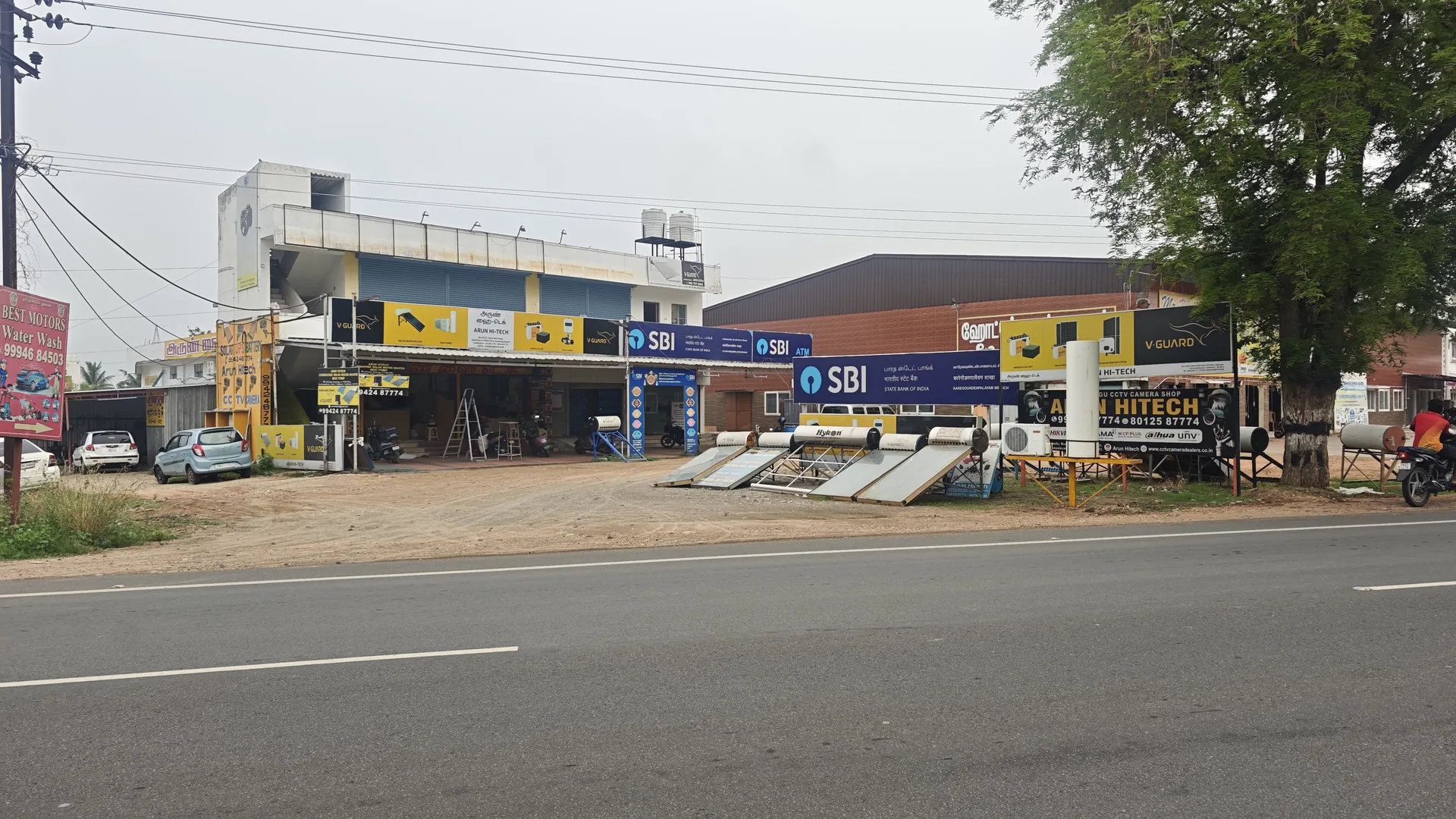 Arun Hitech V-Guard authorized dealer shop front Coimbatore — Arun Hitech Kariyampalayam Coimbatore 641653