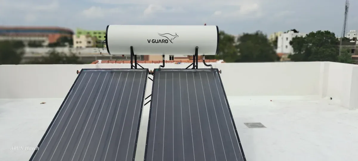 V-Guard best 200 LPD solar water heater Annur Alandurai Coimbatore area