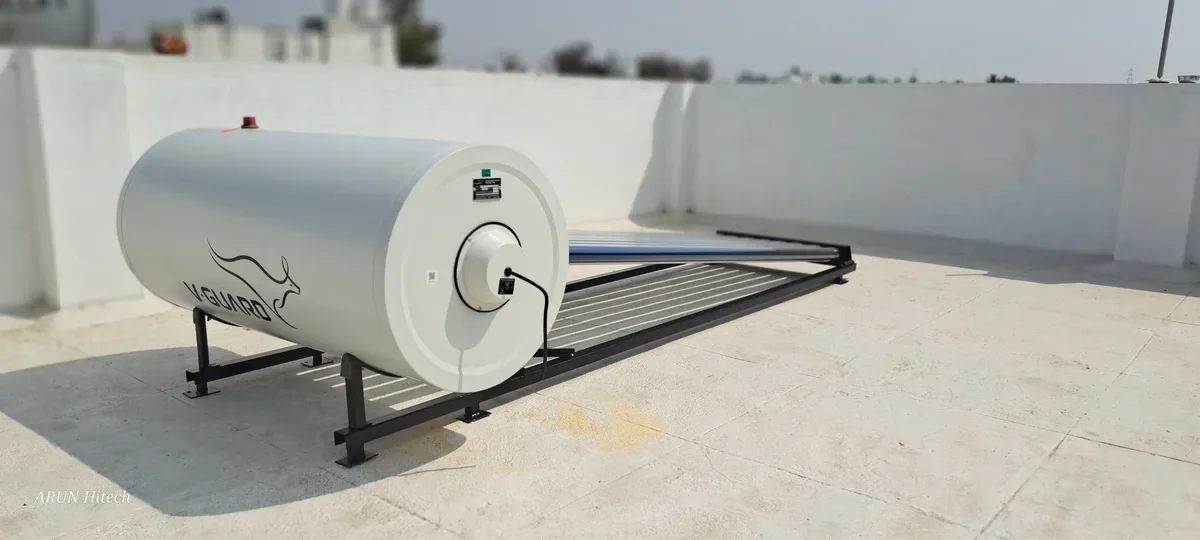 V-Guard solar water heater installation Chinnathadagam Coimbatore by Arun Hitech