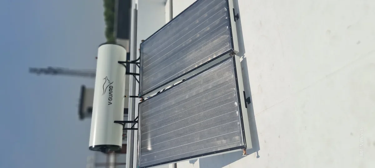 V-Guard FPC solar heater with SS stainless steel tank Coimbatore