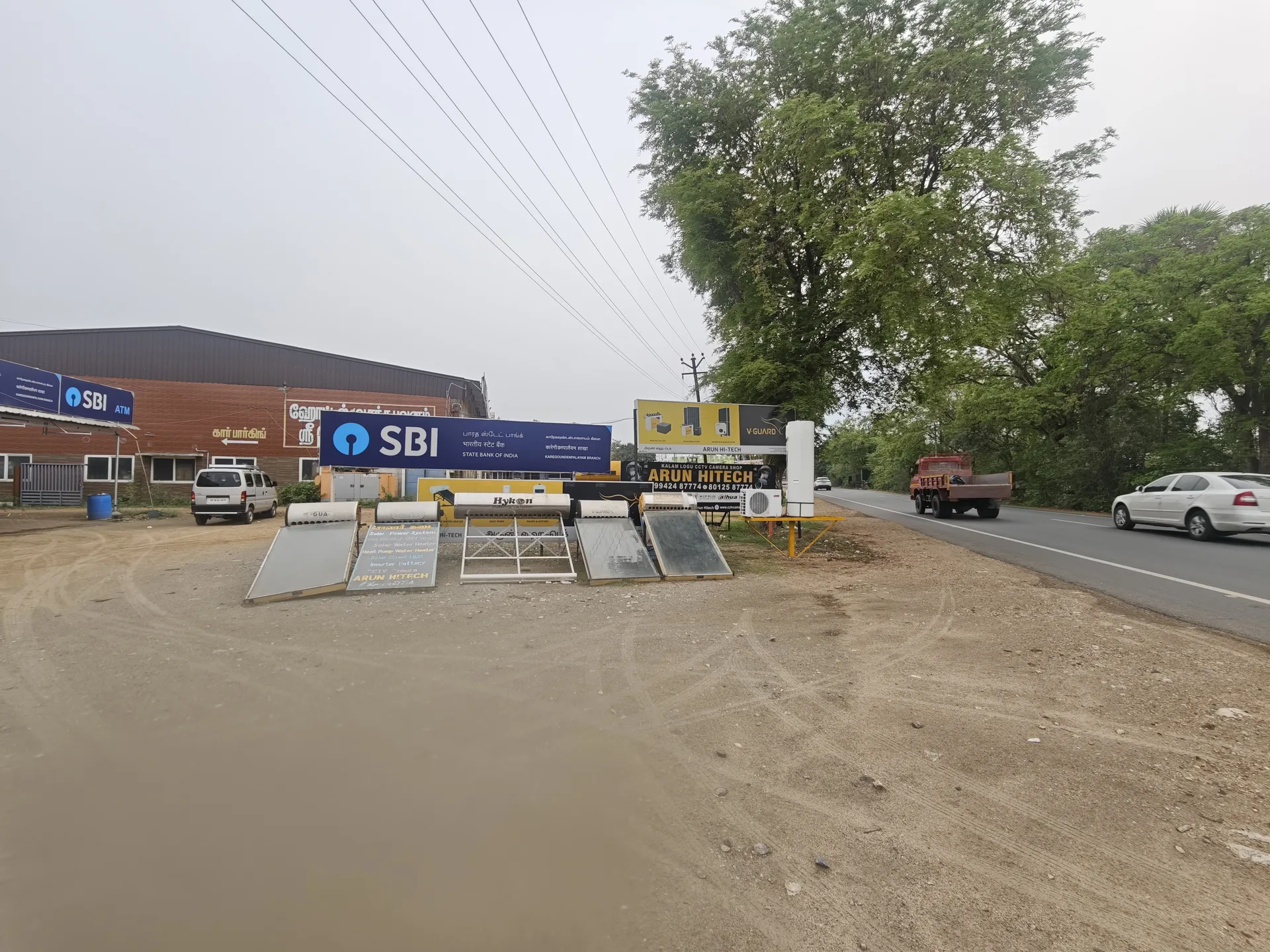 Solar water heater shop Coimbatore open working hours — Arun Hitech Kariyampalayam Coimbatore 641653