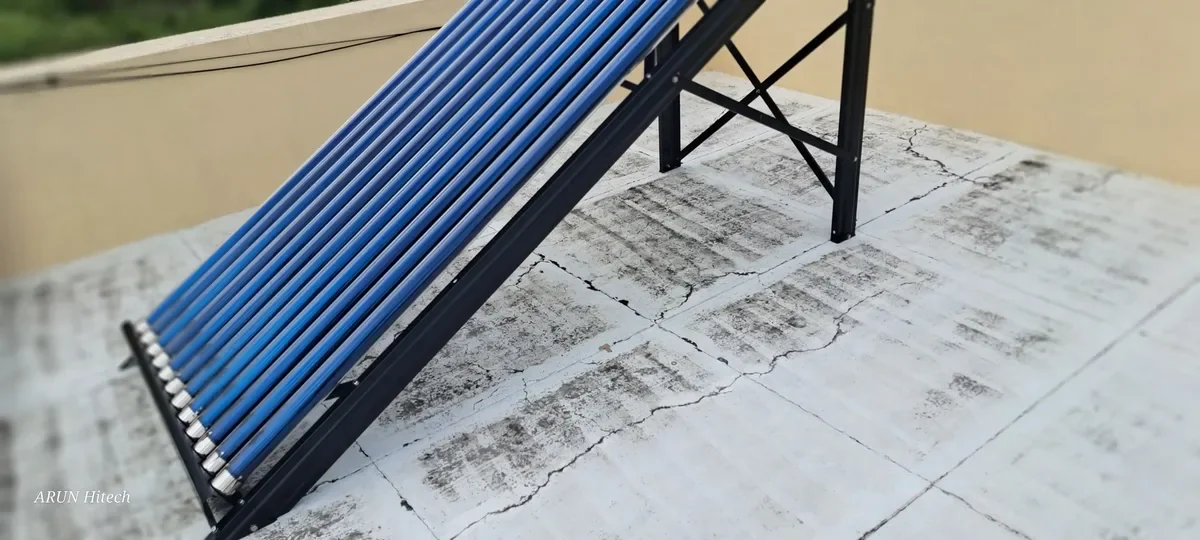 V-Guard solar water heater installation Sulur Tamil Nadu by Arun Hitech