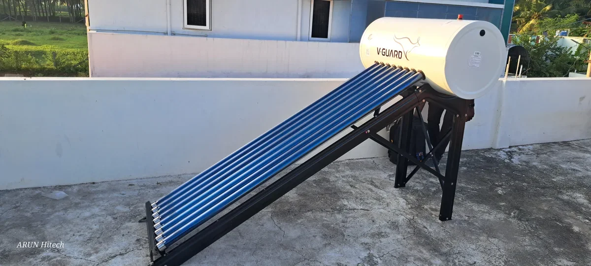 V-Guard TRU HOT 100 PRO residential solar water heater home Coimbatore