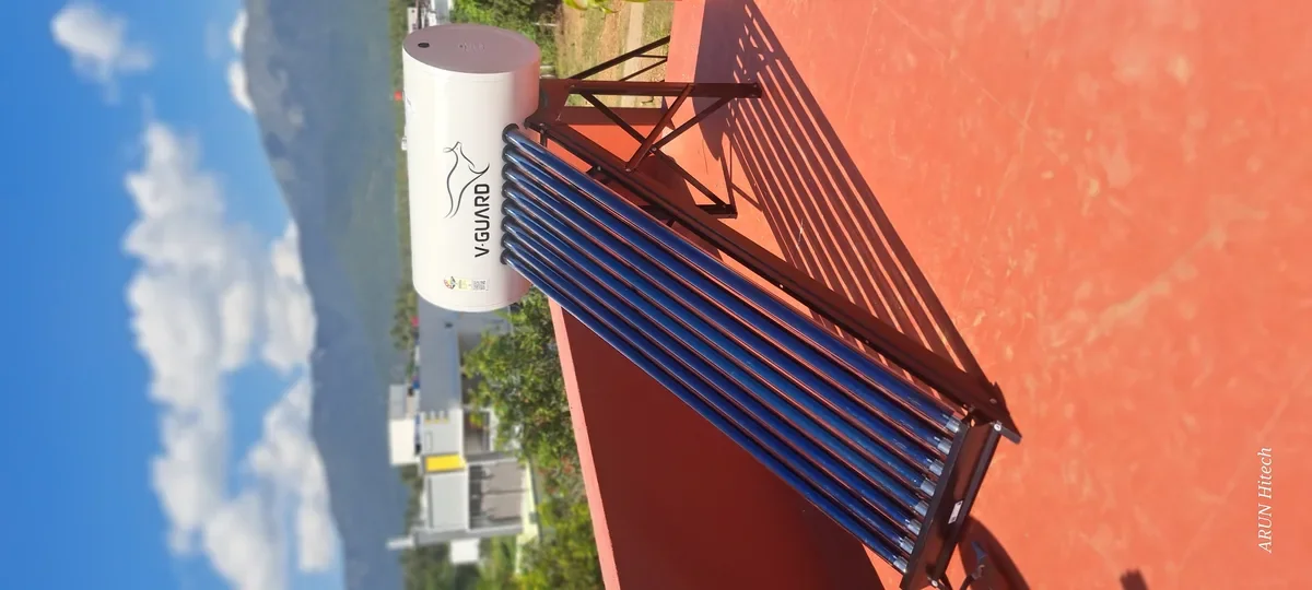 V-Guard TRU HOT 100 PRO vacuum tube solar water heater Coimbatore ETC