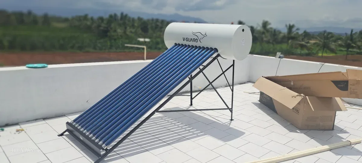V-Guard TRU HOT 150 PRO high COP heat pump hospital sterilization Coimbatore — Arun Hitech