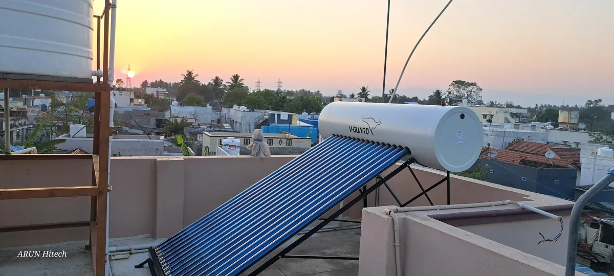 V-Guard TRU HOT 200 PRO solar hot water for schools Coimbatore Tamil Nadu