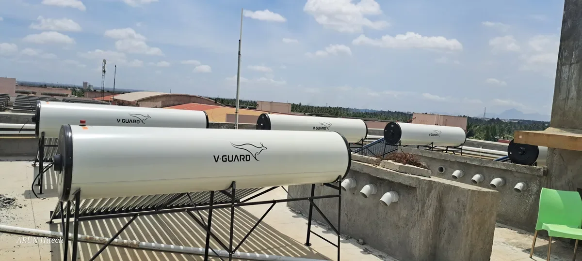 V-Guard TRU HOT 500 solar water heater for industries Tamil Nadu