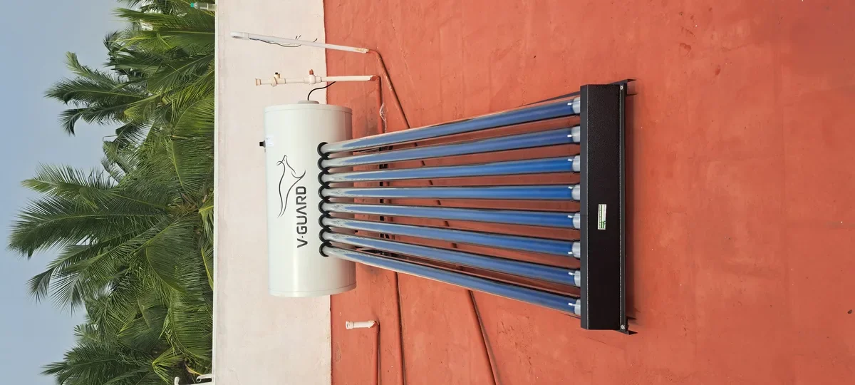 V-Guard TRU HOT 100 DAF commercial solar water heater Ooty resort hotel