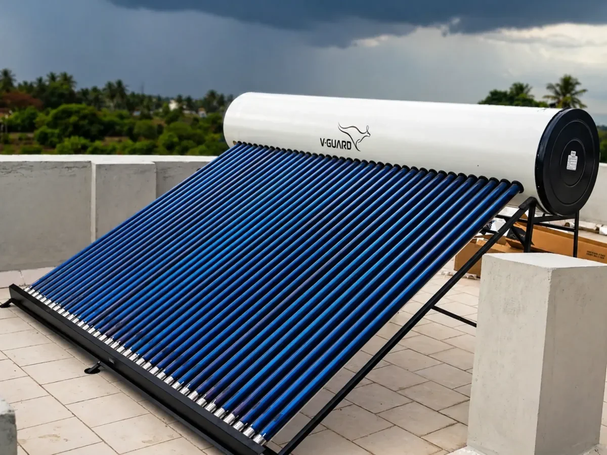V-Guard TRU HOT PRO solar water heater solar water heater installation Coimbatore by Arun Hitech