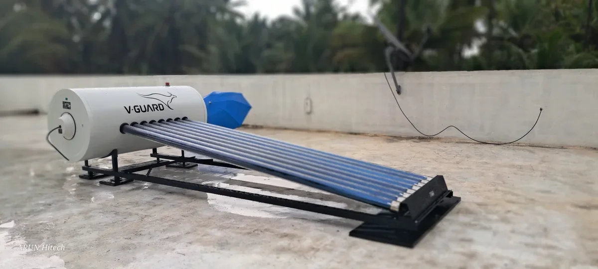 V-Guard TRU HOT 100 DAF solar heater installation service Tamil Nadu