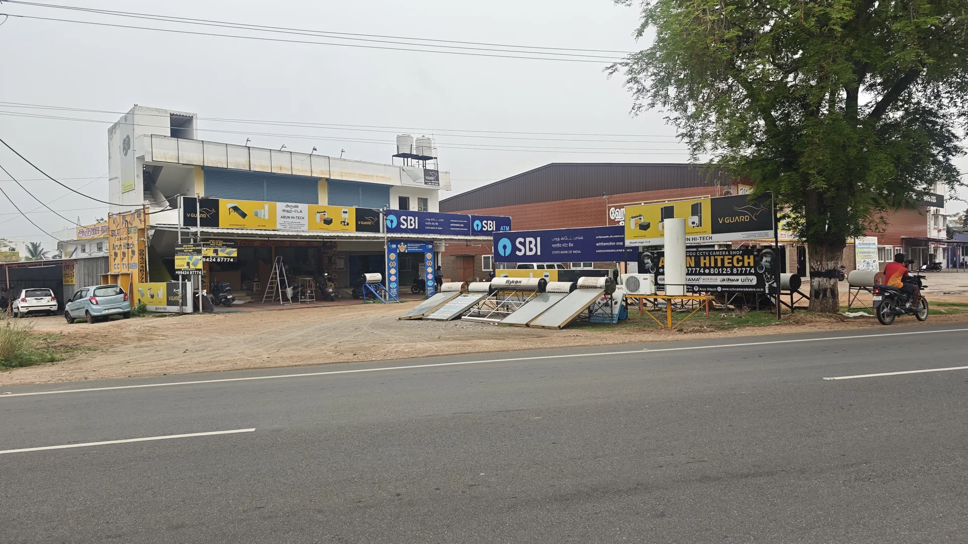 V-Guard dealer shop front Coimbatore hot water winter Tamil Nadu — Arun Hitech Kariyampalayam Coimbatore 641653