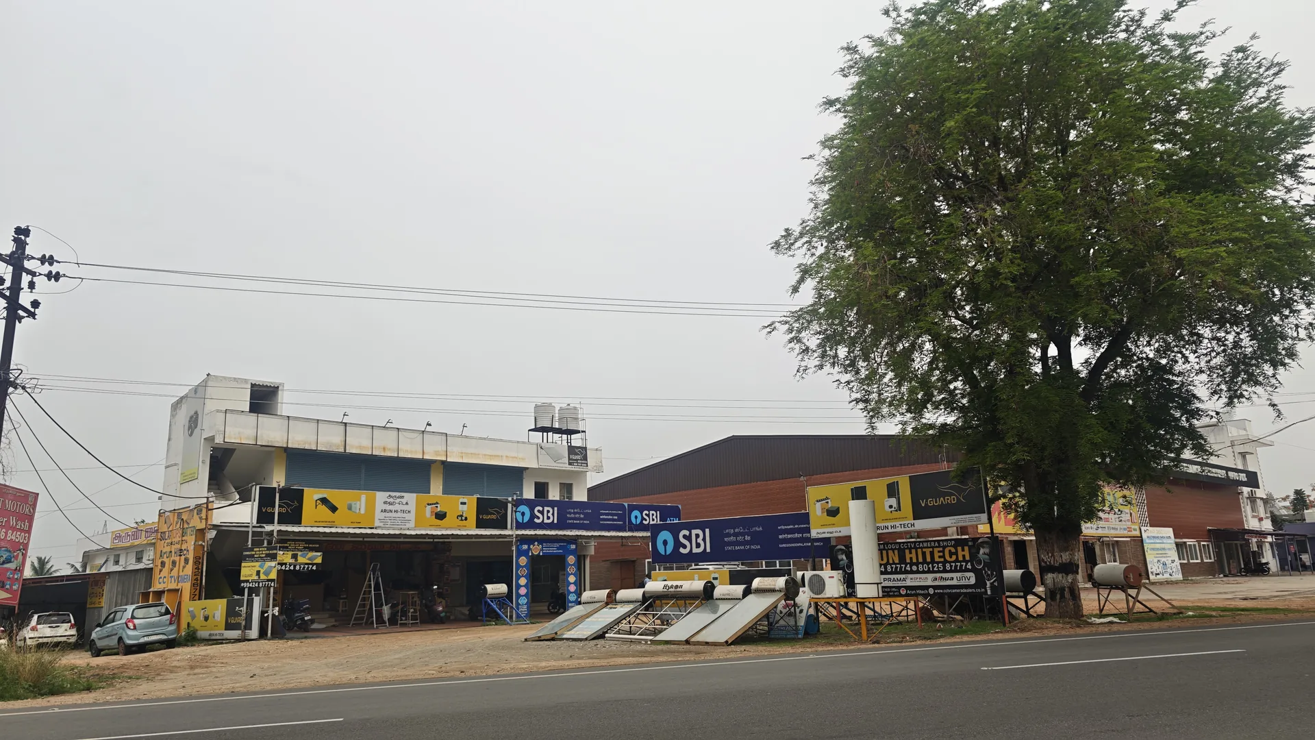 V-Guard pressurized solar heater dealer shop Coimbatore Tamil Nadu — Arun Hitech Kariyampalayam Coimbatore 641653