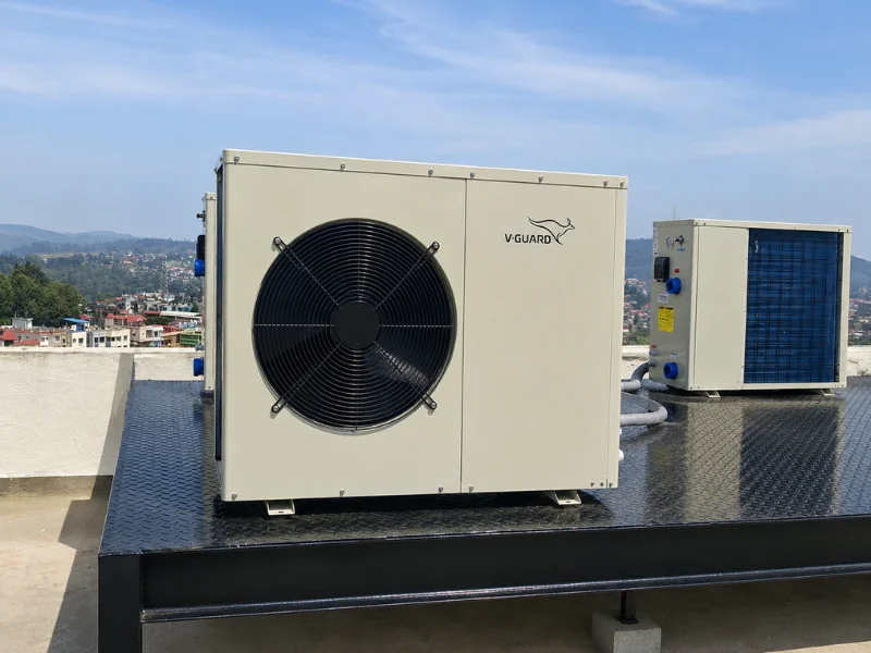 V-Guard swimming pool heat pump installation Coimbatore
